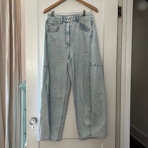 Tibi bleached denim Sid jean 27 petite